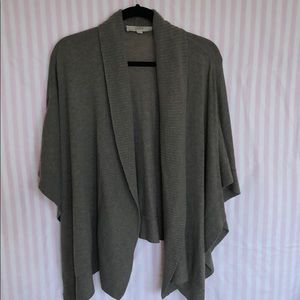Ann Taylor Loft grey cardigan wrap